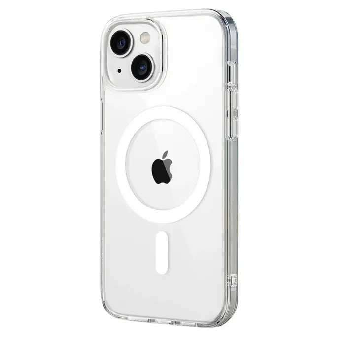 Apple İphone 14 Combo Sert Şeffaf Magsafe Kapak - Şeffaf