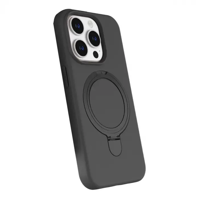 Apple İphone 14 Pro Max Regal Magsafe Standlı Kapak - Titan Gri