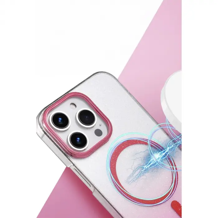 Apple İphone 16 Pro Max Glossy Magsafe Kapak - Mavi