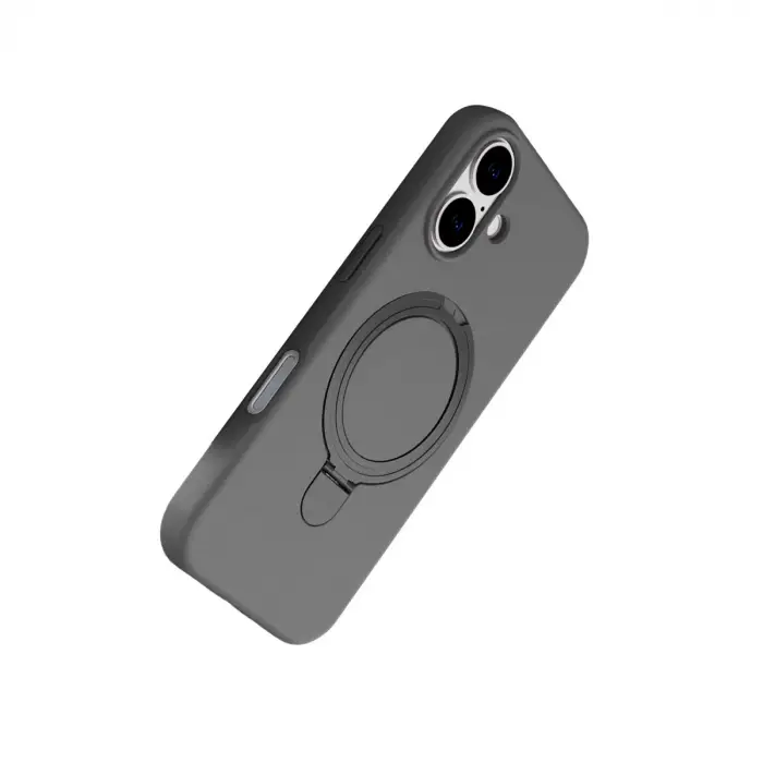 Apple İphone 16 Regal Magsafe Standlı Kapak - Titan Gri