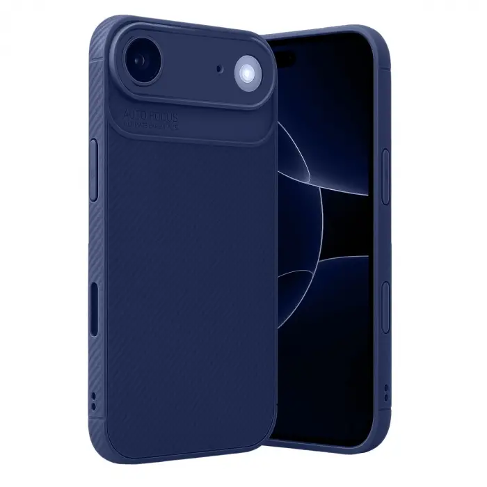Apple İphone 17 Air Auto Focus Karbon Kapak - Lacivert