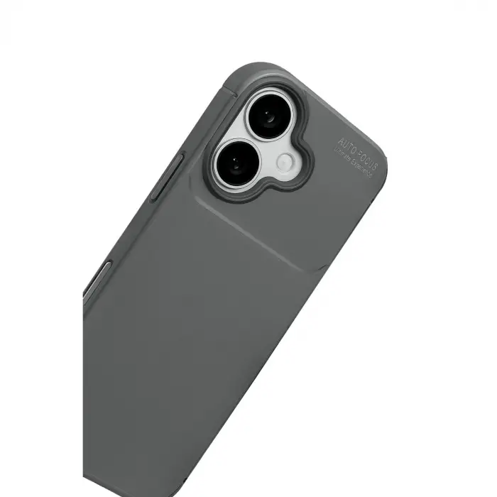 Apple İphone 17 Auto Focus Karbon Kapak - Gri