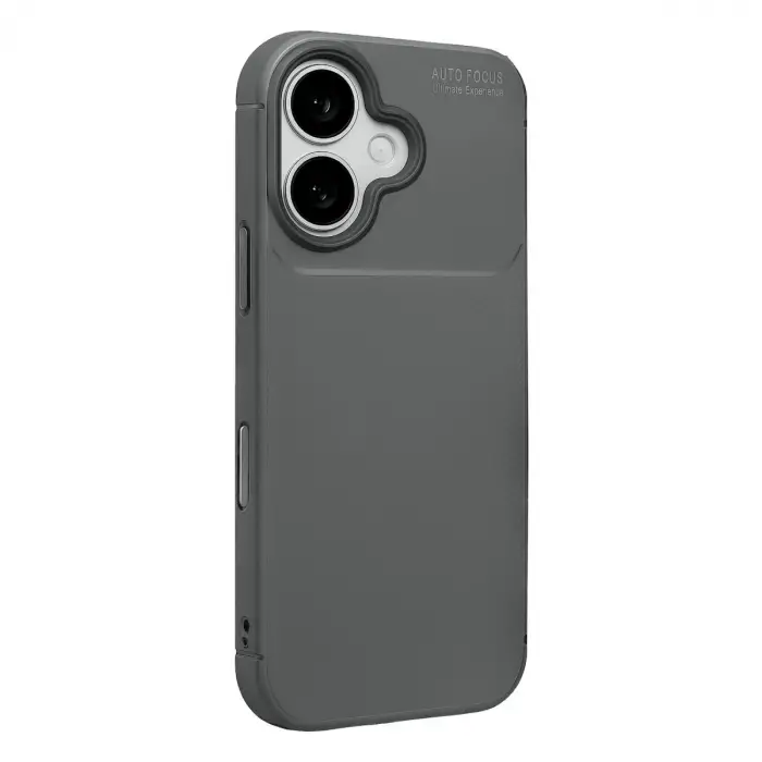 Apple İphone 17 Auto Focus Karbon Kapak - Gri