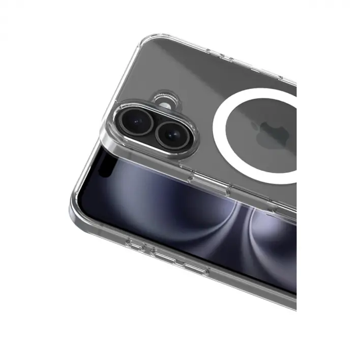 Apple İphone 17 Combo Sert Şeffaf Magsafe Kapak - Şeffaf