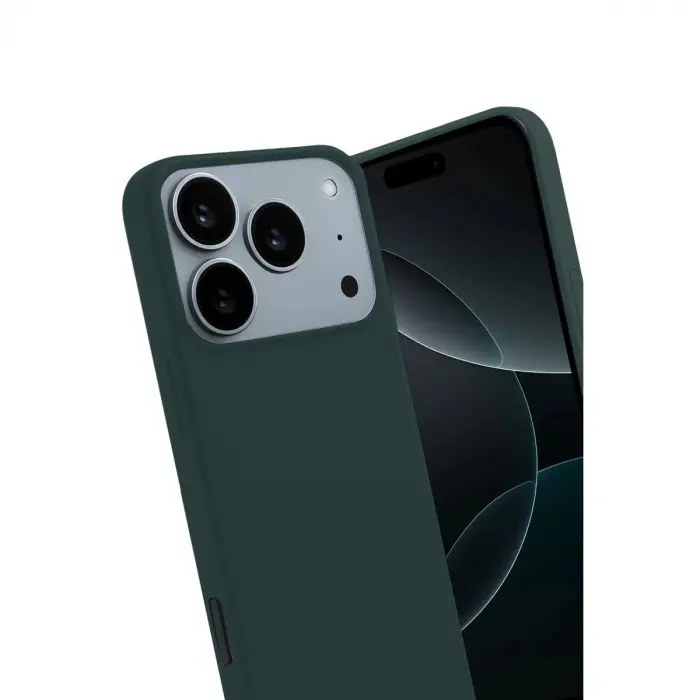 Apple İphone 17 Pro First Silikon - Koyu Yeşil
