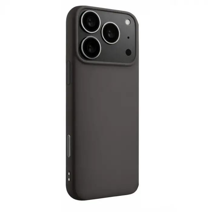 Apple İphone 17 Pro Max Nano İçi Kadife Silikon - Gri