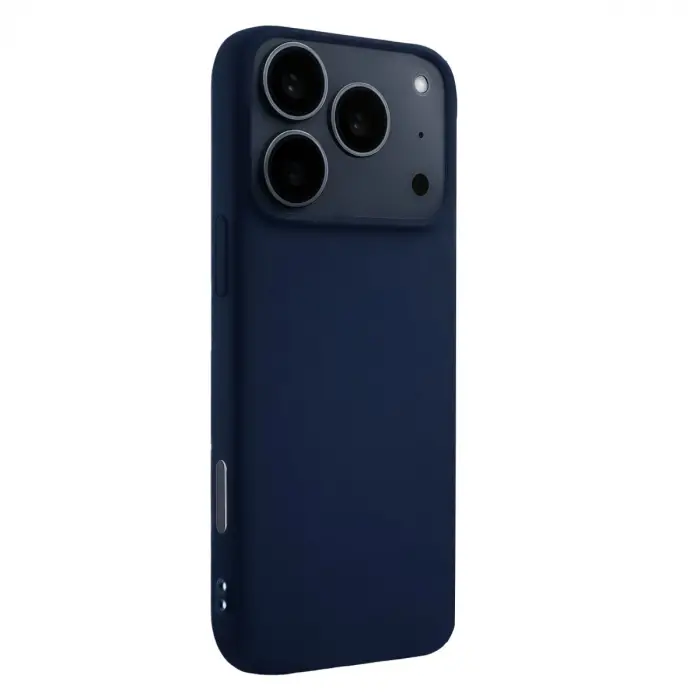 Apple İphone 17 Pro Max Nano İçi Kadife Silikon - Lacivert