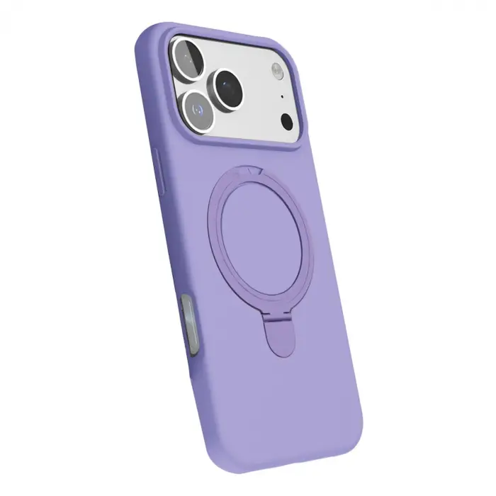 Apple İphone 17 Pro Max Regal Magsafe Standlı Kapak - Lila