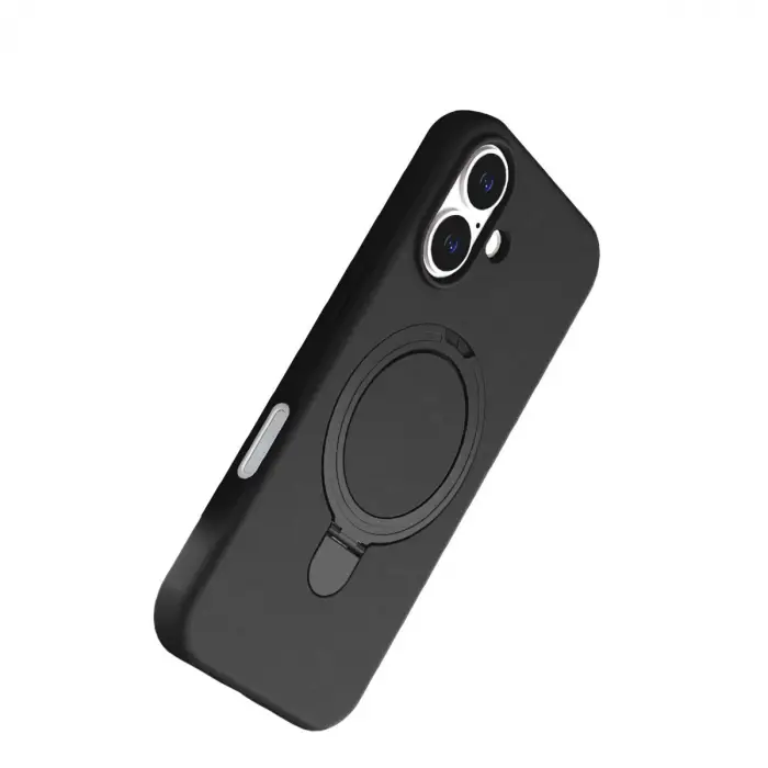 Apple İphone 17 Regal Magsafe Standlı Kapak - Siyah