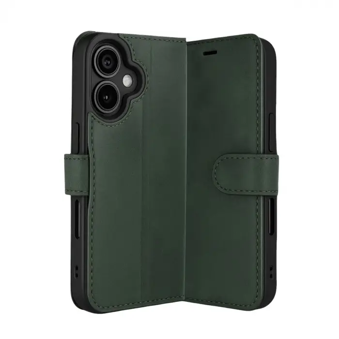 Apple İphone 17 Trend S Plus Kapaklı Kılıf - Yeşil