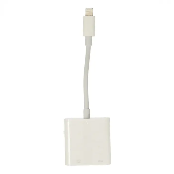 Apr22 Iphone Otg 2in1 - Beyaz