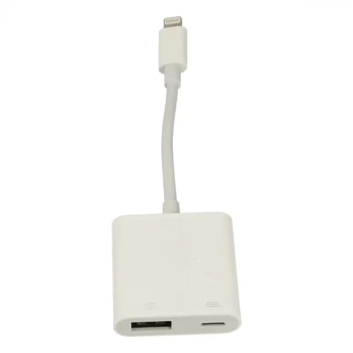 Apr22 Iphone Otg 2in1 - Beyaz