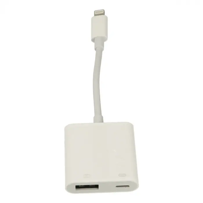 Apr22 Iphone Otg 2in1 - Beyaz