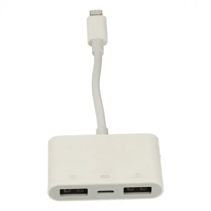 Apr23 Iphone Otg 3in1 - Beyaz