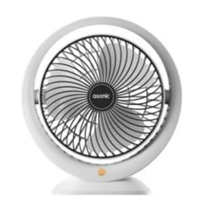 Asonic AFN25 Beyaz-Siyah Type-C Masaüstü Usb Fan (KDO)