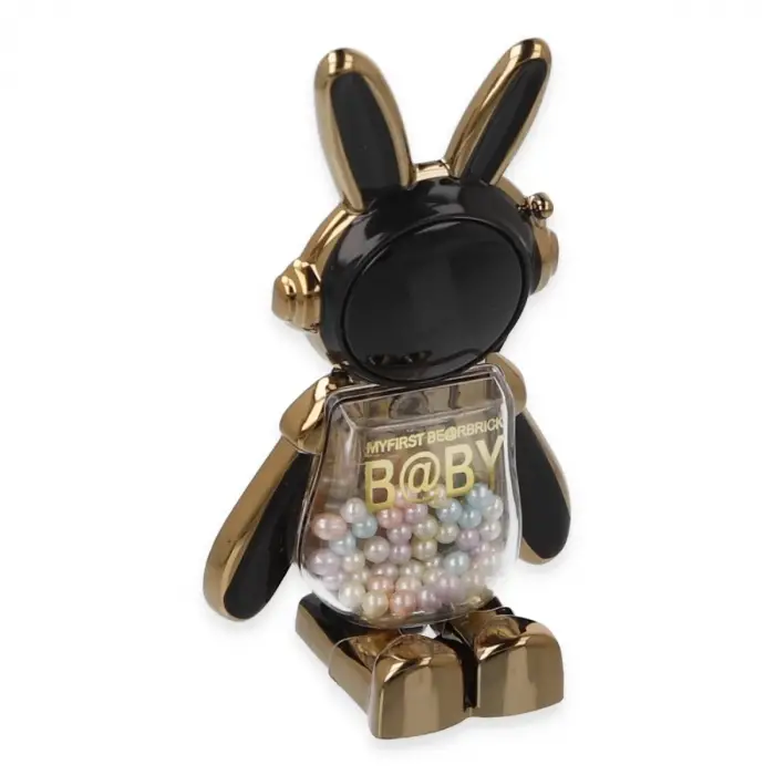 Astro Stand Tavşan Astronot - Siyah