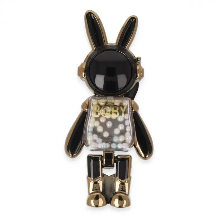 Astro Stand Tavşan Astronot - Siyah