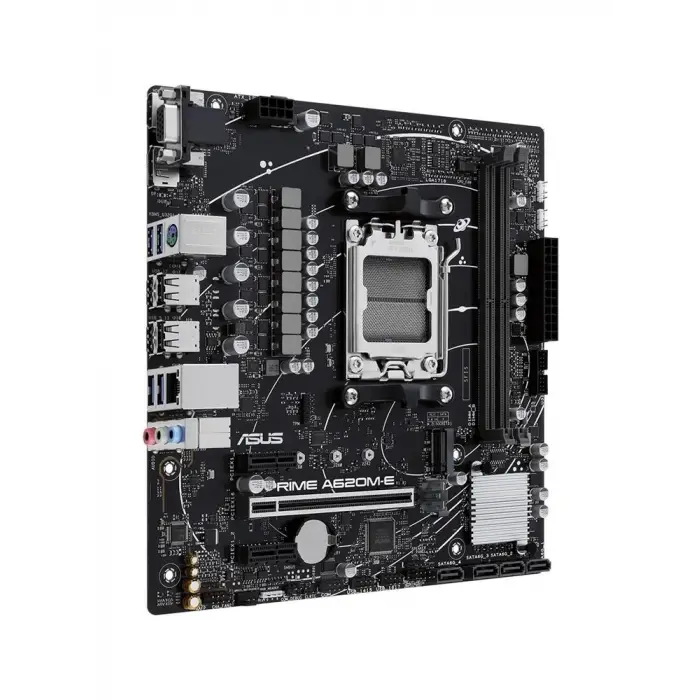 Asus PRIME A620M-E-CSM 6400mhz(OC) RGB M.2 AM5 mATX DDR5 Anakart