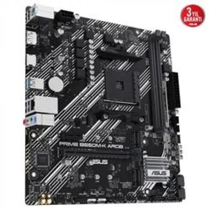 Asus Prime B550M-K ARGB 5100MHz (OC) DDR4 Soket AM4 M.2 HDMI mATX Anakart