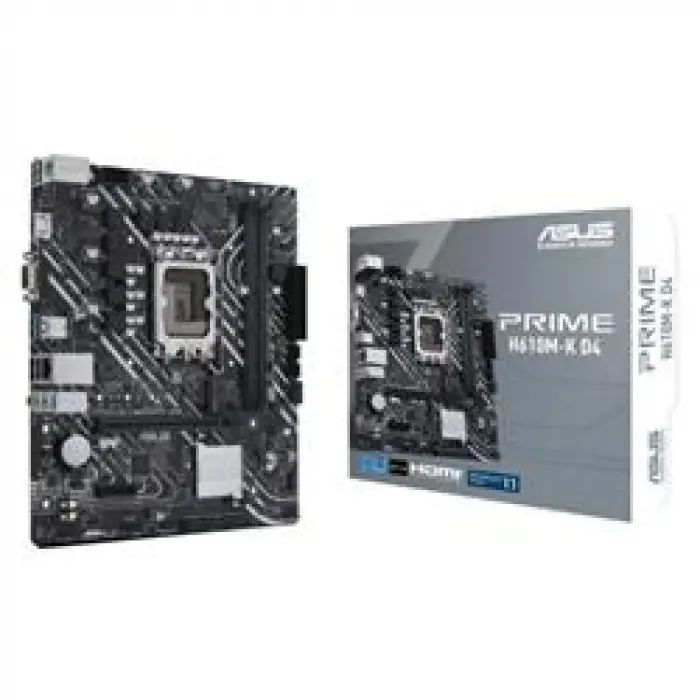 Asus Prime H610M-K D4 Argb 3200Mhz Ddr4 Soket 1700 M.2 Hdmı D-Sub Matx Anakart (KDO)