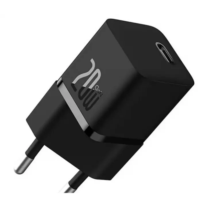 Baseus CCGN050101 GaN5 Series 20W PD Ultra Hızlı Type-C Şarj Aleti Mini Adaptör