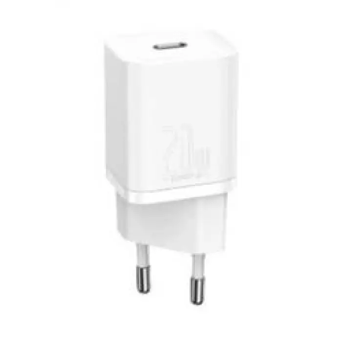 Baseus CCSUP-B02 Super Si QC Beyaz CCSUP-B02 20W Type-C Şarj Cihazı