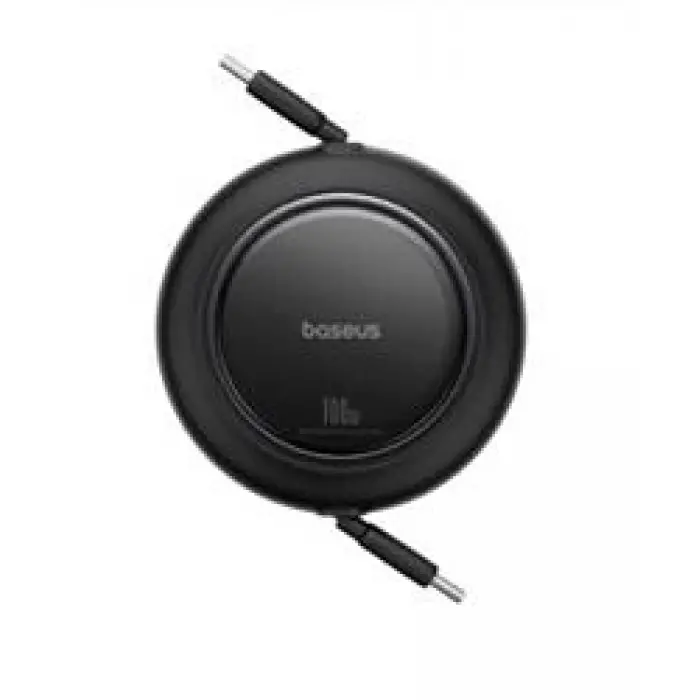 Baseus P10364500113-00  Free2 Pull Mini Kablolu USB-C 100W Şarj Kablosu Siyah (KDO)