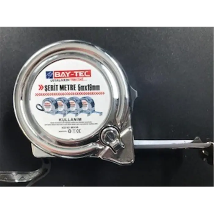 Bay-Tec Mk4146 5Mt 19MM Krom Şerit Metre (KDO)