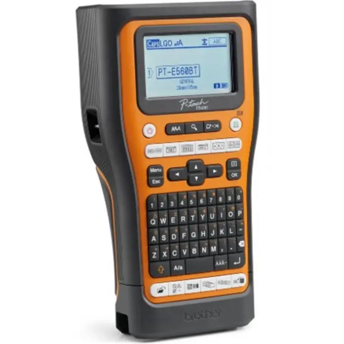 Brother P-Touch PT-E560BTVP 6-24MM Baskı Etiket Yazıcı El Tipi Bluetooth USB Bağlantı (Pil Dahil)