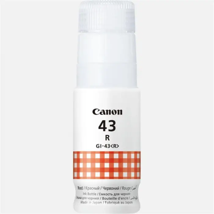 Canon GI-43R Red Kırmızı Şişe Mürekkep G540-G640