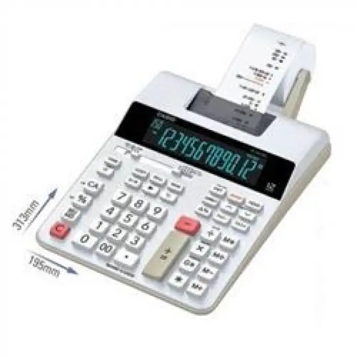 Casio FR-2650RC 12 Hane Şeritli Hesap Makinesi (KDO)