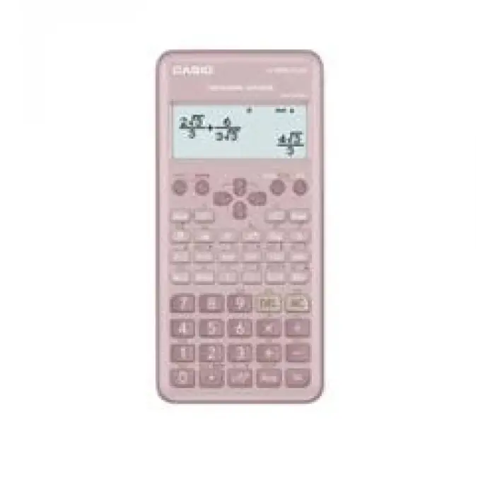 Casio FX-82ES Plus Pembe Bilimsel Fonksiyonlu Hesap Makinesi 2.Versiyon