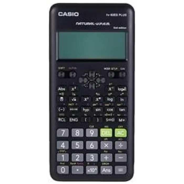 Casio FX-82ES Plus Siyah Bilimsel Fonksiyonlu Hesap Makinesi 2.Versiyon