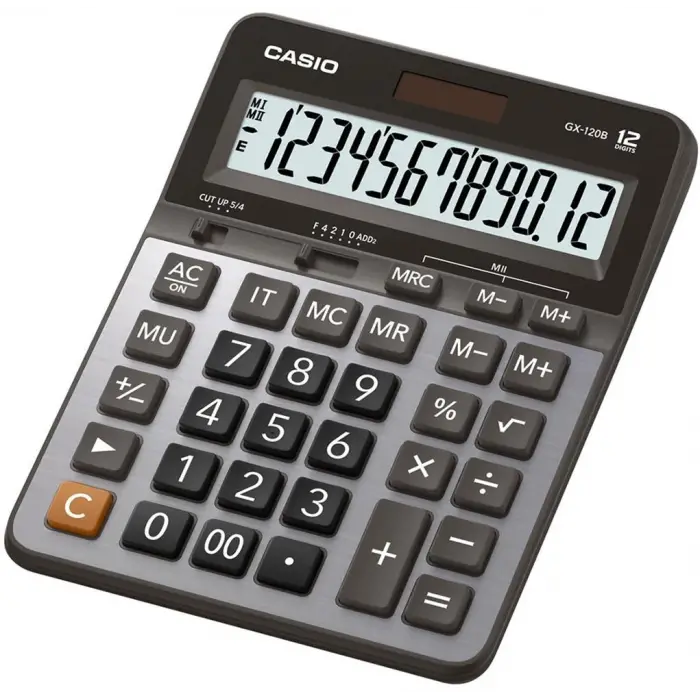 Casio GX-120B 12 Hane Masa Üstü Hesap Makinesi (KDO)