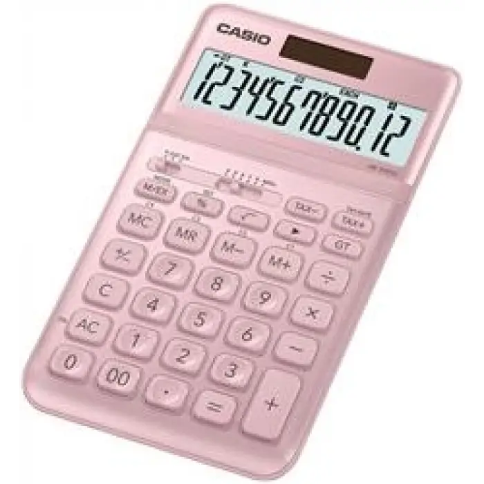 Casio JW-200SC-PK 12 Hane Pembe Masa Üstü Hesap Makinesi