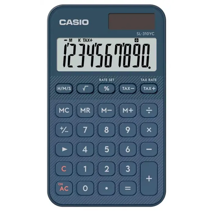 Casio SL-310UC-NY Cep Tipi 10 Hane Lacivert Hesap Makinesi