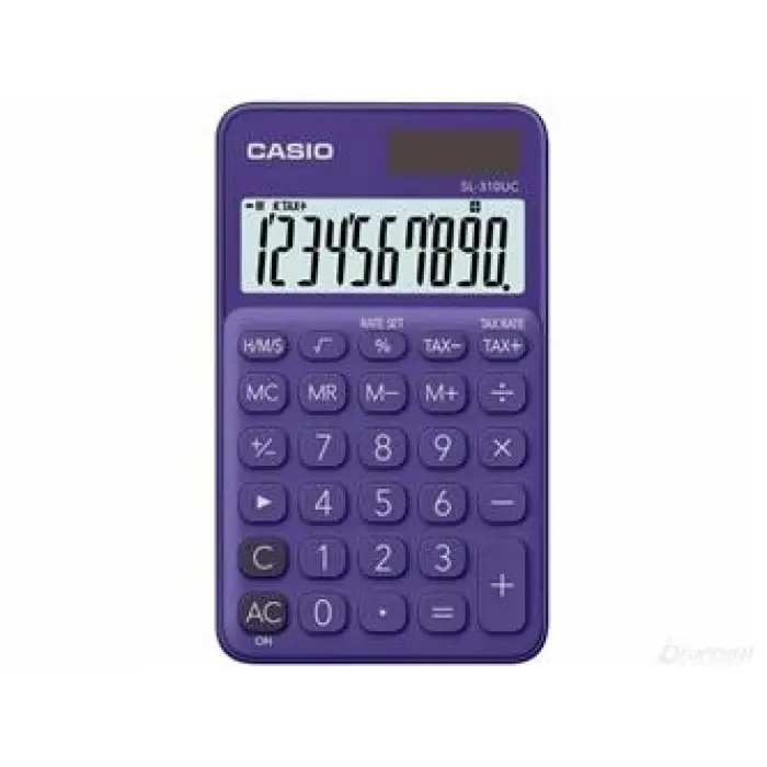 Casio SL-310UC-PL Cep Tipi 10 Hane Mor Hesap Makinesi