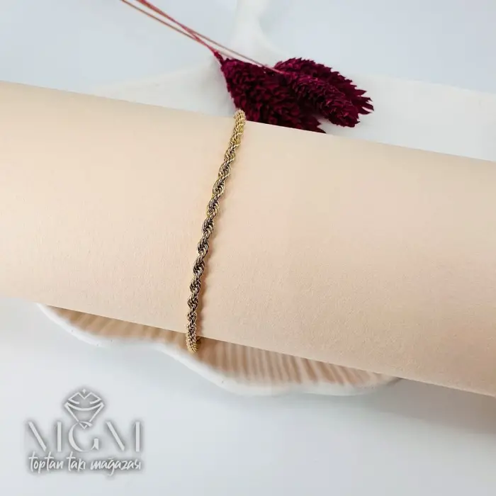 Çelik Burgu Bileklik 2 Mm - Kbl0092