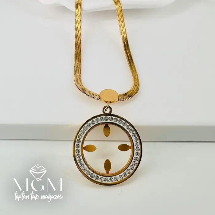 Çelik Çelik Kolye 40+5 Cm - Kl0198