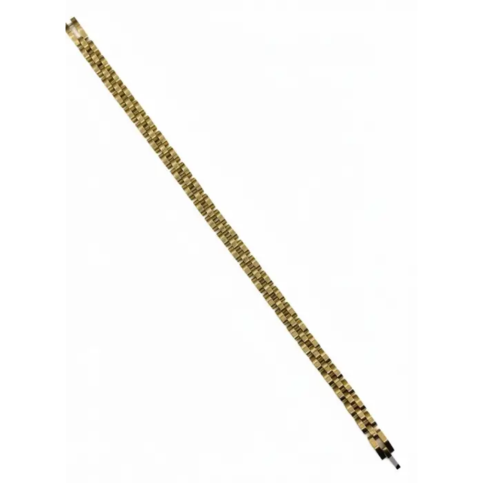 Çelik  Erkek Çelik Bileklik Boy 21.5 Cm / En 0.6 Mm  - Ebl0081