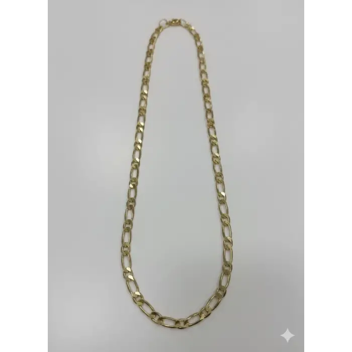   Kaplama Zincir Pirinç   Cm Kolye Zincir 45 Cm - Kl0274