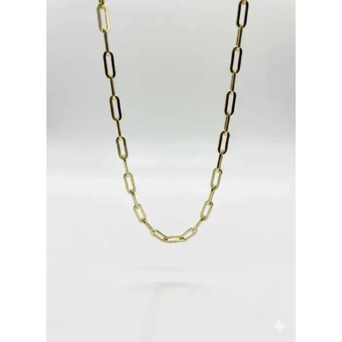   Kaplama Zincir Pirinç   Cm Kolye Zincir 45 Cm - Kl0268
