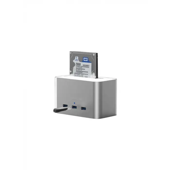 Codegen Alüminyum Usb3.0 3.5-2.5 Sata 3 Port Usb Cdg-Doc-303 Docking Station (KDO)