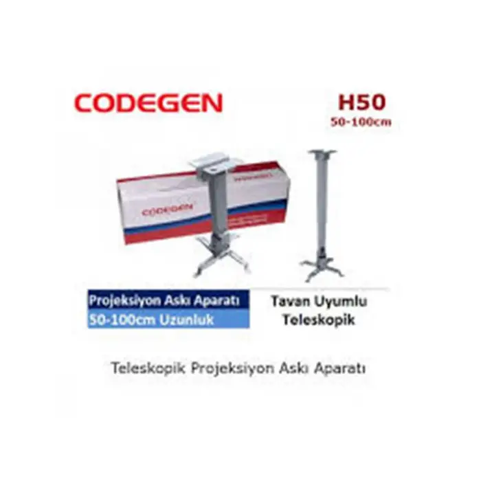 Codegen H50 Tavan Asma Aparatı 50-100 cm (Teleskop (KDO)