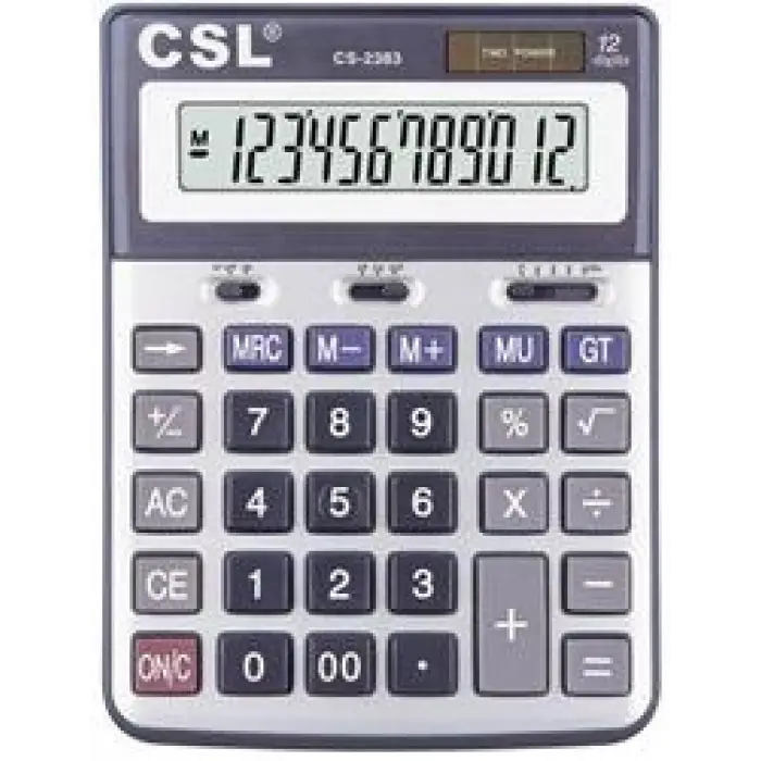 CSL CS-2383 12 Hane Masa Tipi Hesap Makinesi