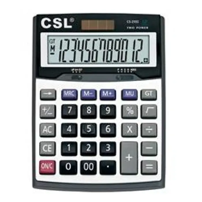 CSL CS-2592 12 Hane Masa Tipi Hesap Makinesi