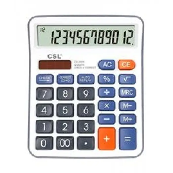 CSL CS-3806 12 Hane Masa Tipi Hesap Makinesi