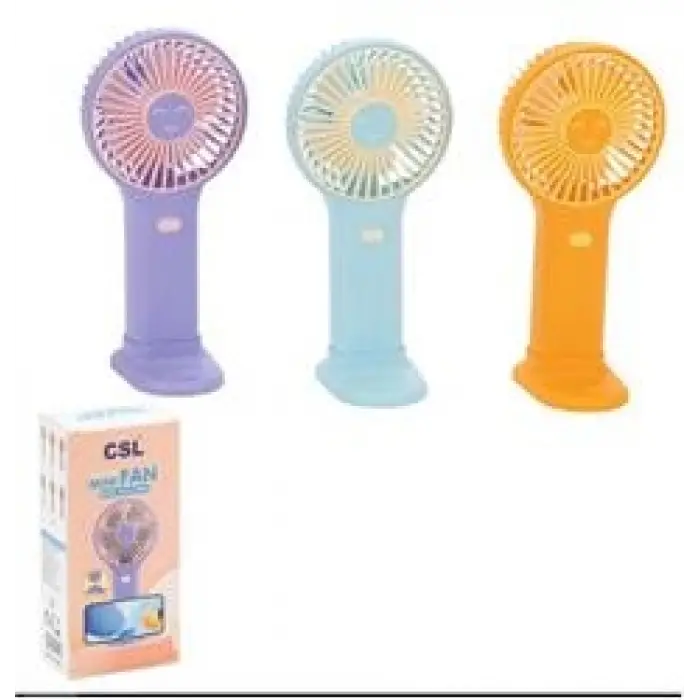 CSL CS-39 Şarjlı Mini Fan Mor (KDO)