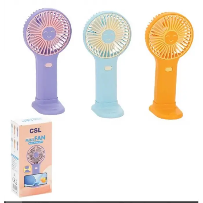 CSL CS-39 Şarjlı Mini Fan Mor (KDO)