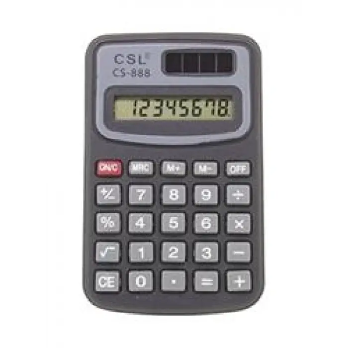 CSL CS-888 8 Hane Cep Tipi Hesap Makinesi (KDO)